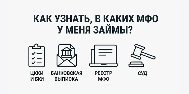 Как узнать, в каких МФО у меня займы
