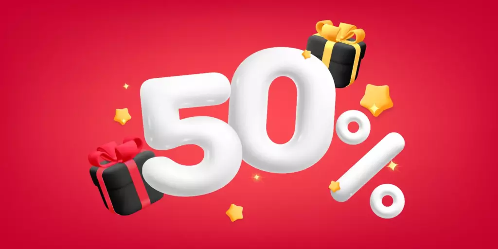 Мани Мен — новогодний промокод на скидку 50% до 31 декабря 2025 года